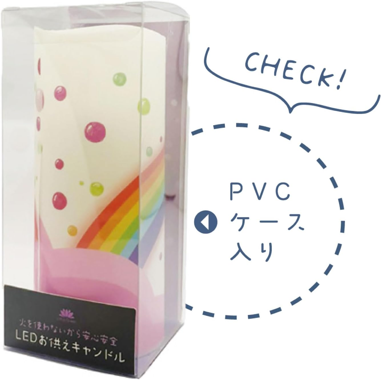 Q-FLA 783975 LED Candle Candle, M, Battery Operated, Flameless, Safe, Interior Decoration, Oppositi, Buddhist Altar, Buddhist Tools image number 2