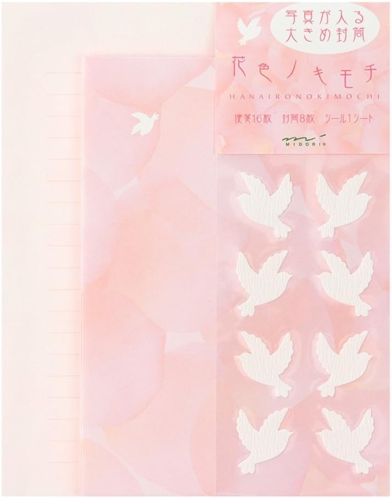 Midori 86100006 Letter Set, Forest Color Nokimochi