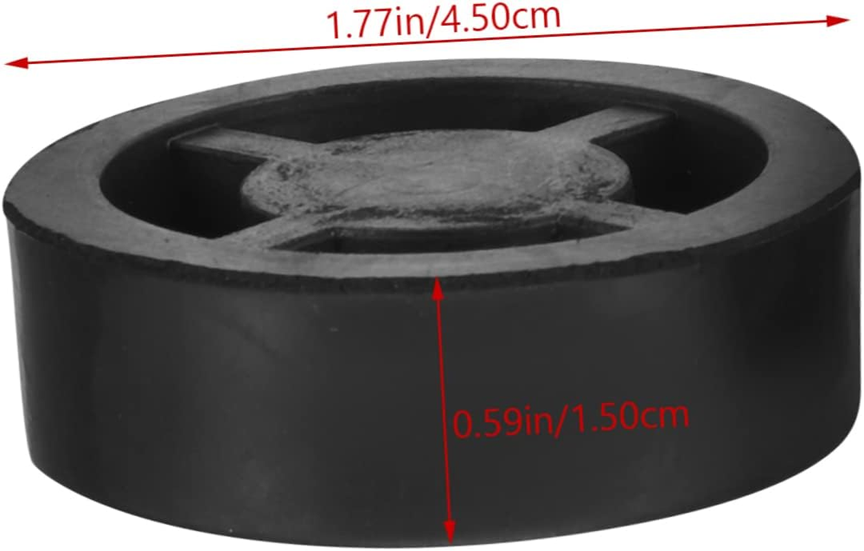 COHEALI 4Pcs Speaker Isolation Pads and Rubber Feet Set 45X15Mm for Home Amplifier Subwoofer Turntable Vibration Absorber, Non-Slip Speaker Isolation Feet for Hifi Audio Equipment image number 2