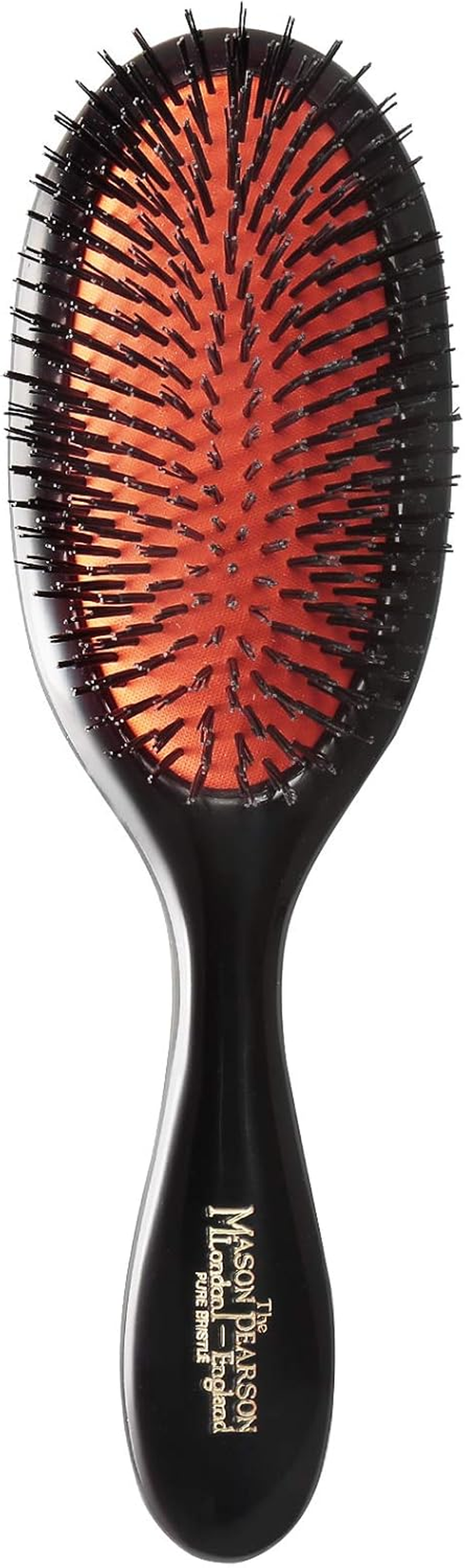 Mason Pearson Handy Bristle Brush, B3 Dark Ruby, 2 Count image number 1