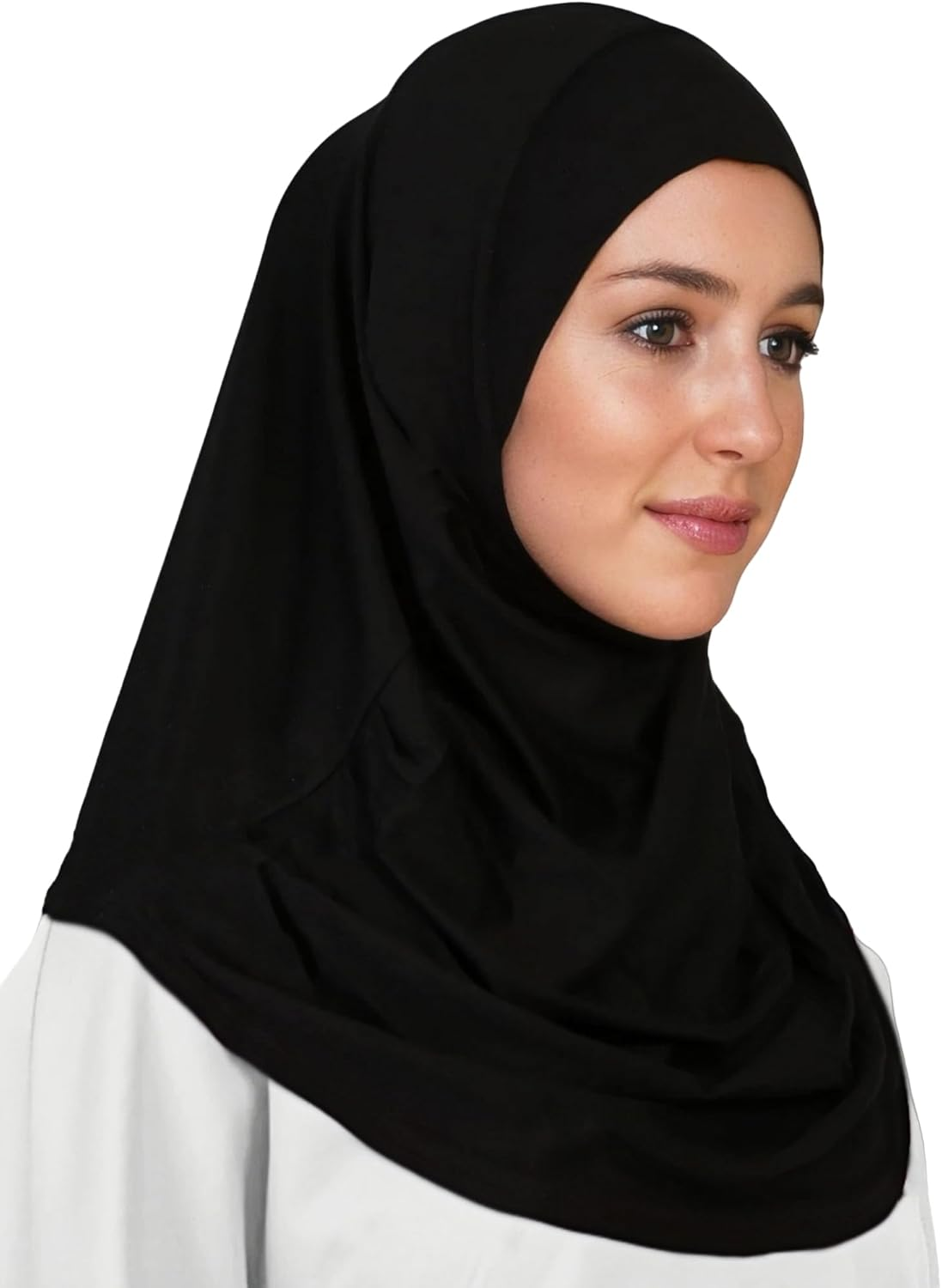 Lina & Lily Modal Jersey Muslim Amira Instant Hijab Scarf One Piece Ready-To-Wear