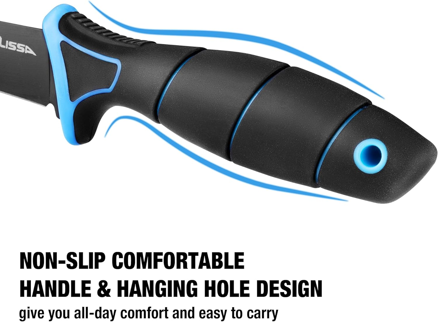 FLISSA Fillet Knife Set, Bait Knife with Knife Sharpener, Protective Sheath, Belt Clip, Portable Pouch & Corrosion Resistant Coating Blade, Professional Fishing Knife for Filleting and Boning(4-Piece) image number 4