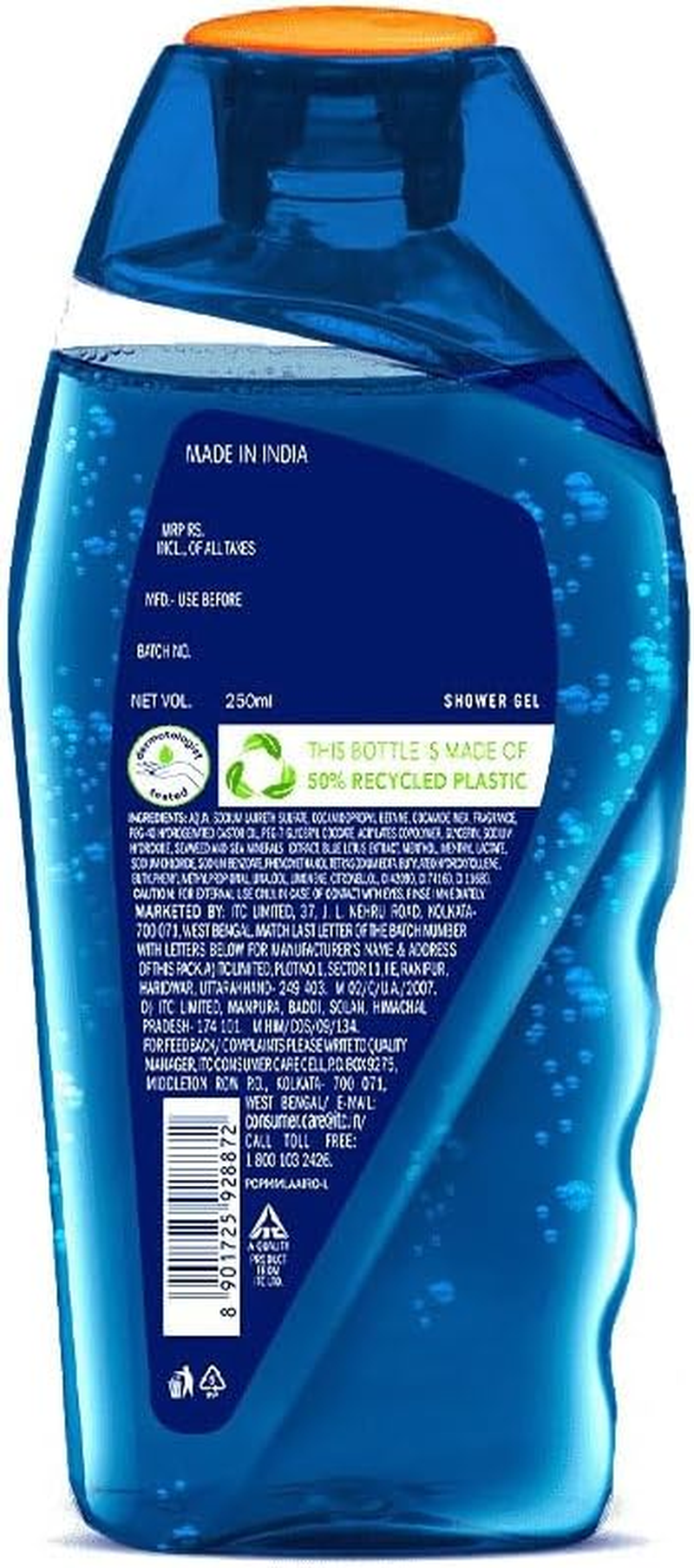 Fiama Di Wills Men Refreshing Pulse Shower Gel, 250Ml image number 2