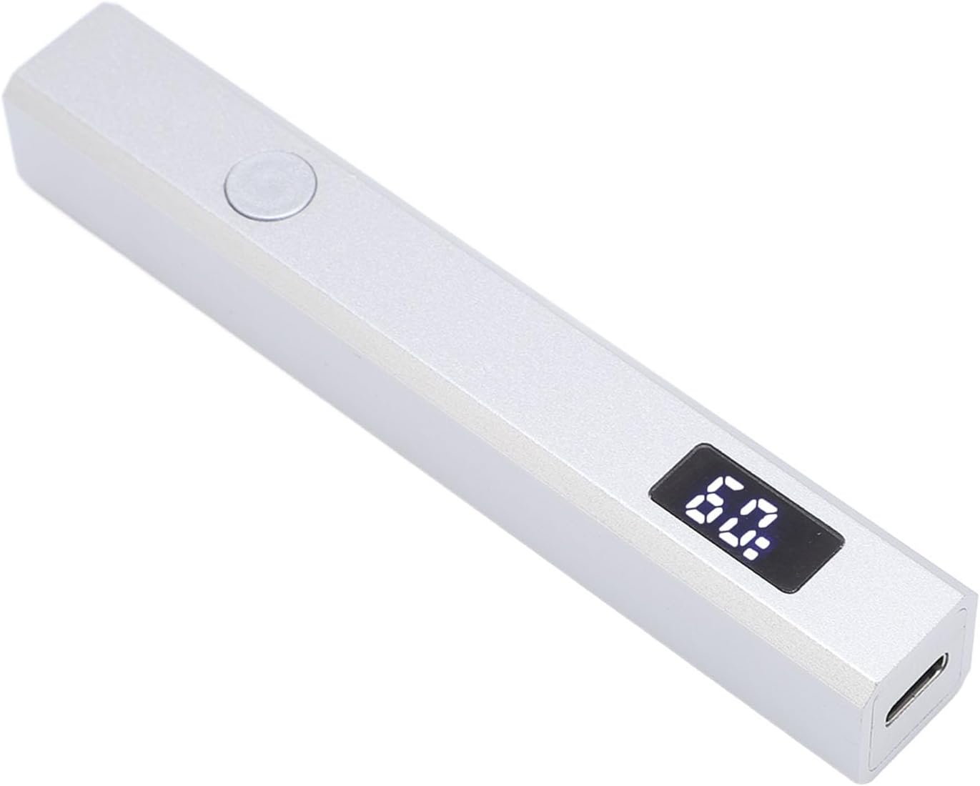 Handheld Nail Lamp, 3W USB Rechargeable Fast Drying Portable Miniature Nail Dryer Flash Lamp for Rhinestone Glue, Light for Gel, Art Tools for Home DIY Manicure