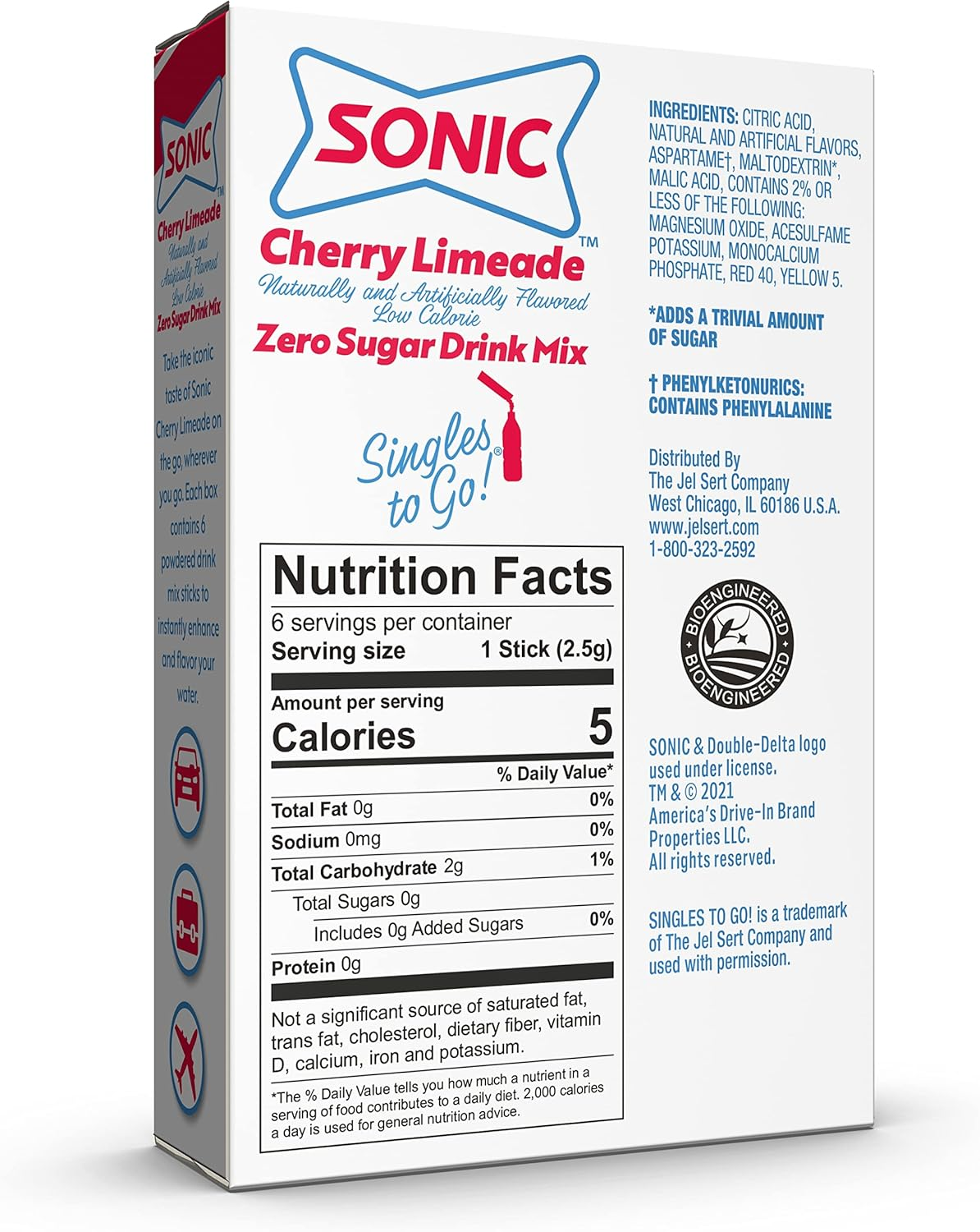 Sonic Singles to Go Variety Pack (Variety Pack - 6 Count) image number 1