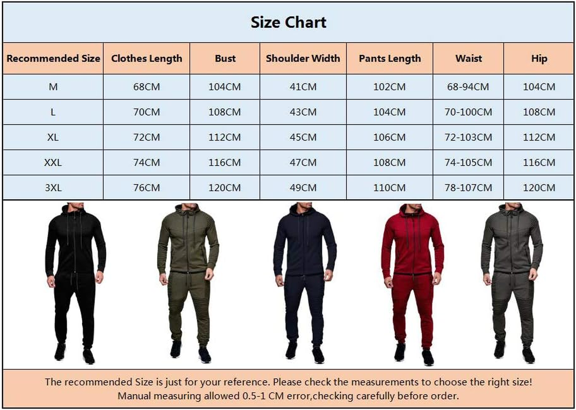 Amropi Men'S Jogging Suit, Tracksuit, Sportswear, Men'S Sweat Jacket and Tracksuit Bottoms, Sports Suit image number 6