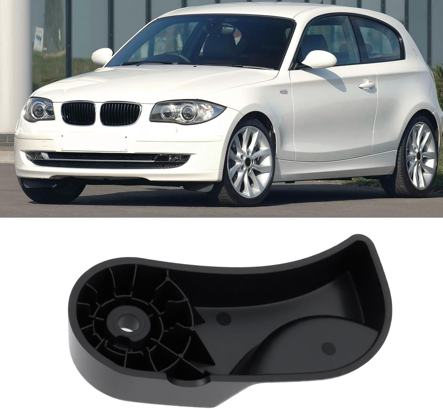 Car Hood Release Handle Actuation Lever 51237058117 7058117 Compatible with BMW 1 E81 E88 X1 E84 3 E90 6 Series F06 F13 image number 2