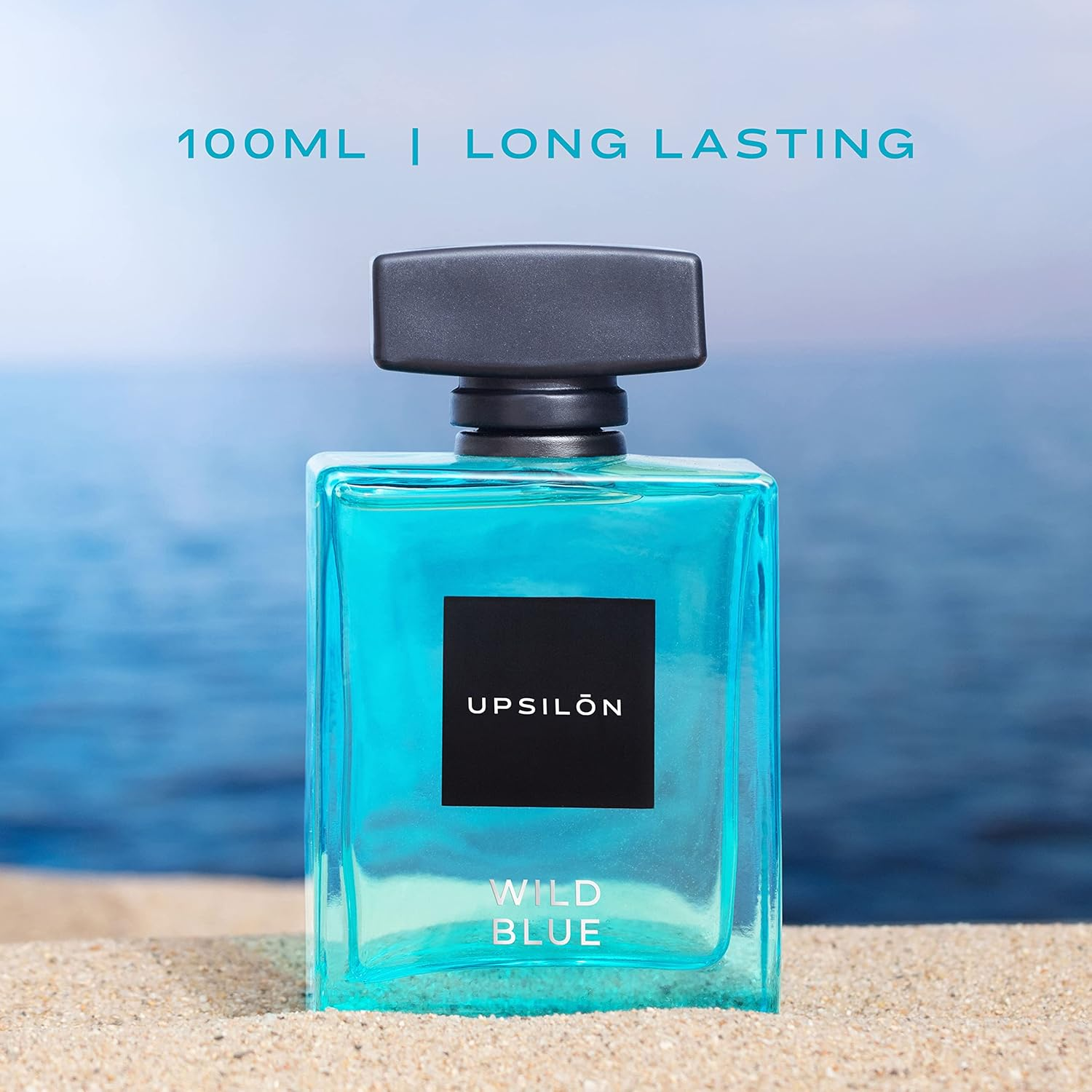 UPSILON Eau De Parfum Premium Long Lasting Fresh & Powerful Fragrance Spray Travel Friendly Luxury Parfum Scent | Men&rsquo;S Perfume |100Ml - Pack of 1 (Wild Blue) image number 4