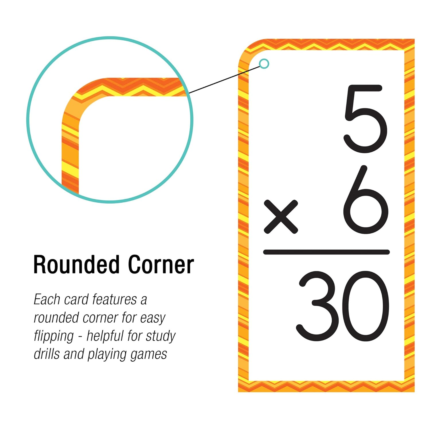 Carson Dellosa Multiplication Flash Cards&mdash;Grades 2-5 Double-Sided Cards, Multiplying All Math Facts from 0-12, Elementary Mathematics Practice (169 Pc) image number 1