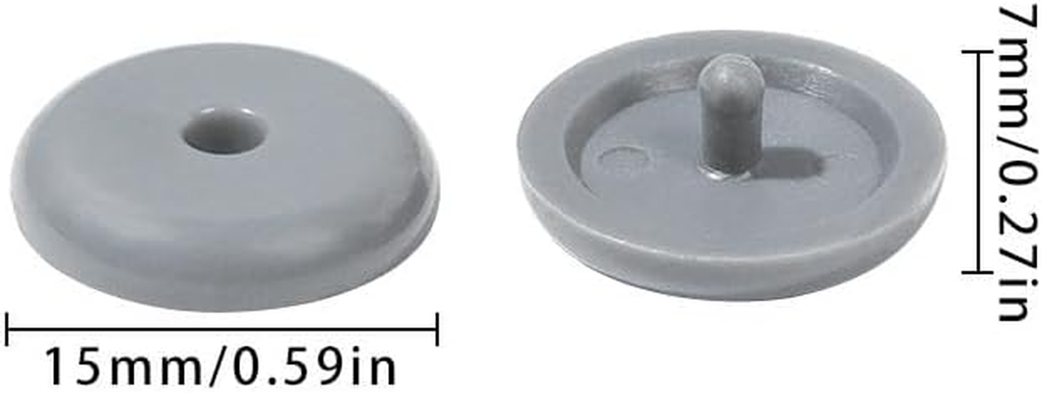 Gofidin 20 Pack Seat Belt Button Stop, Clips Fastener Car Adjuster Buckle Stud Rivet Holder Seatbelt Retainer Universal(Black) image number 4