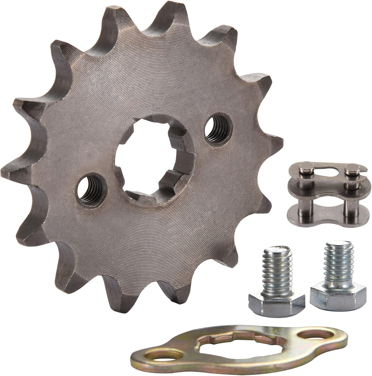 WOOSTAR Motorcycle 428-14T Front Sprocket 17Mm for 50Cc 70Cc 90Cc 110Cc 125Cc Dirt Pit Bike Mini Bike ATV 4 Wheeler Moped