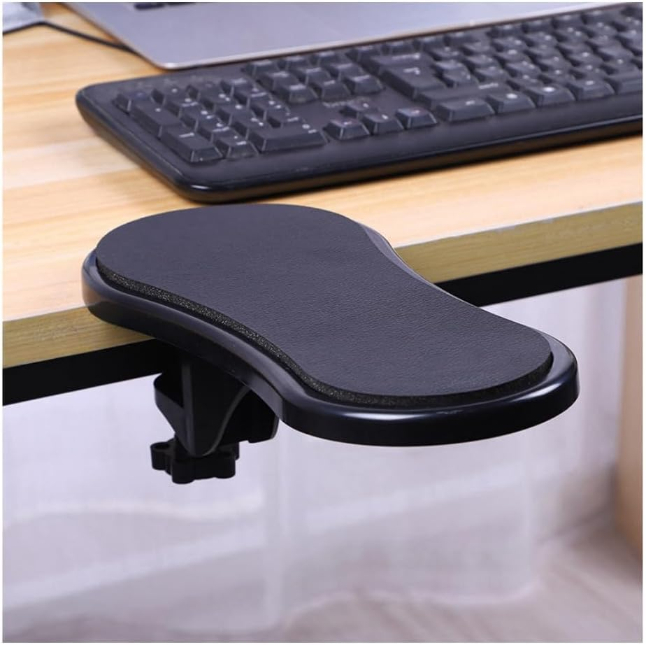 GYWHOOFT Arm Rest Support for Desk,Desk Extender, Elbow Support,Computer Keyboard Armrest, Arm Support Enthusiasm, Elbow Support Bracket, Easy to Install, Suitable for Home Office Computer Desk image number 1