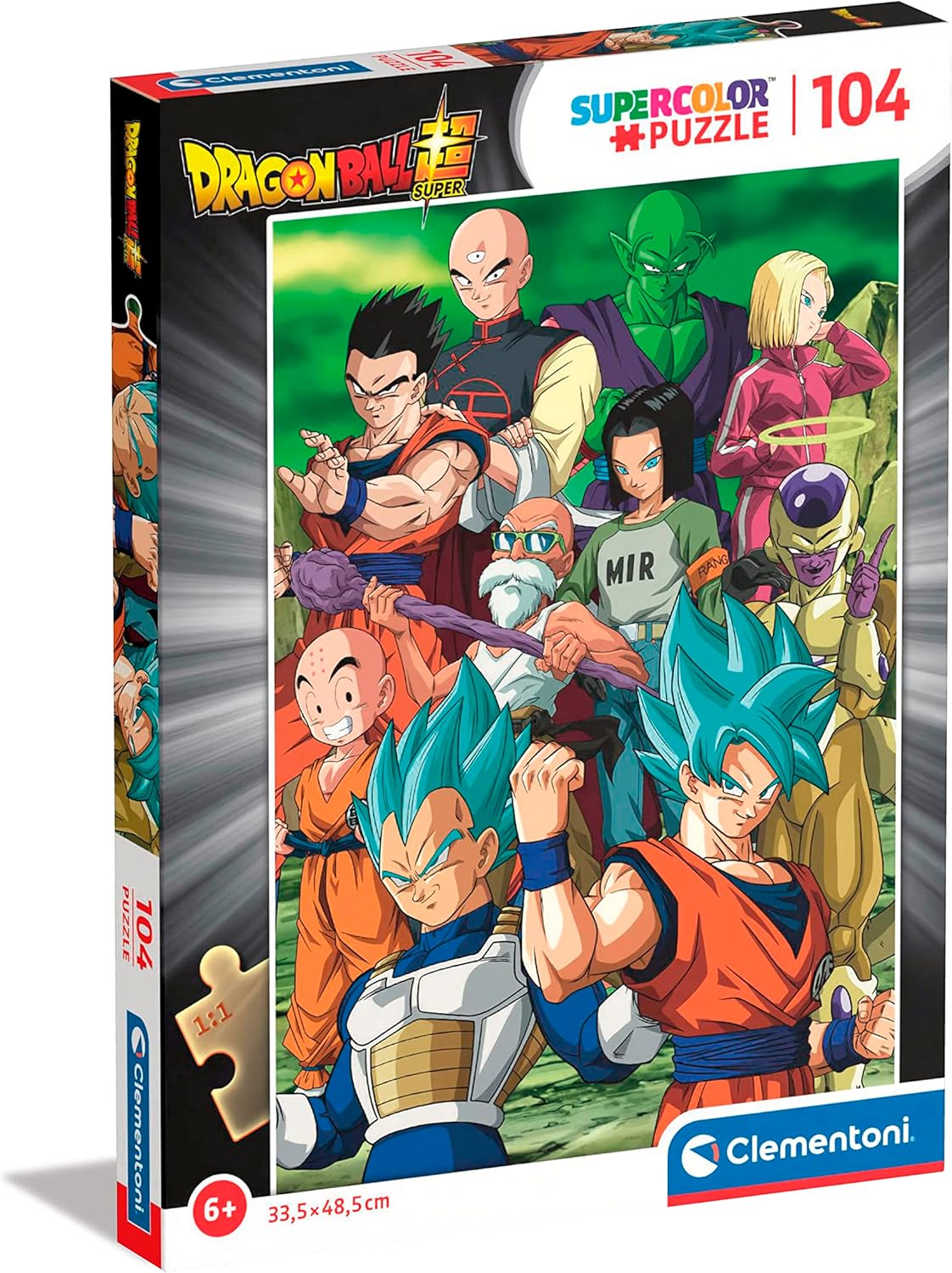 Clementoni Jigsaw Puzzle Dragonball 104 Pieces - Supercolor Puzzle for Children 6-8 Years, Cartoon, Boy/Girls, Puzzle for Kids, Made in Italy, 25750 image number 5