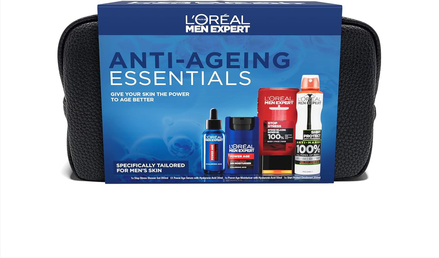 L'Or&eacute;al Paris Men Expert, Anti-Ageing Face and Body Essentials, Value Set image number 2