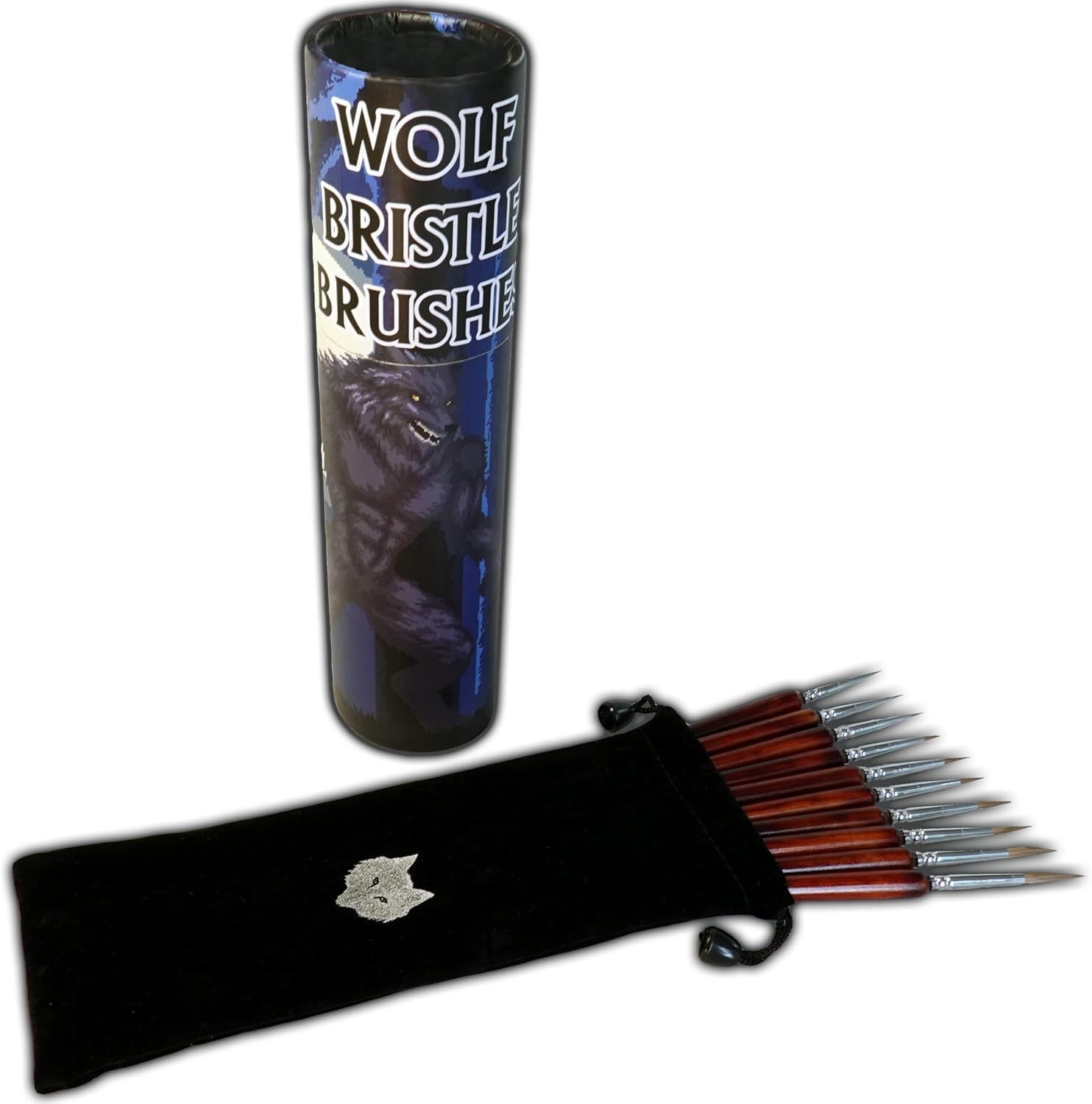 Chronicle Wolf Bristle Brush 10-Pieces Set image number 4