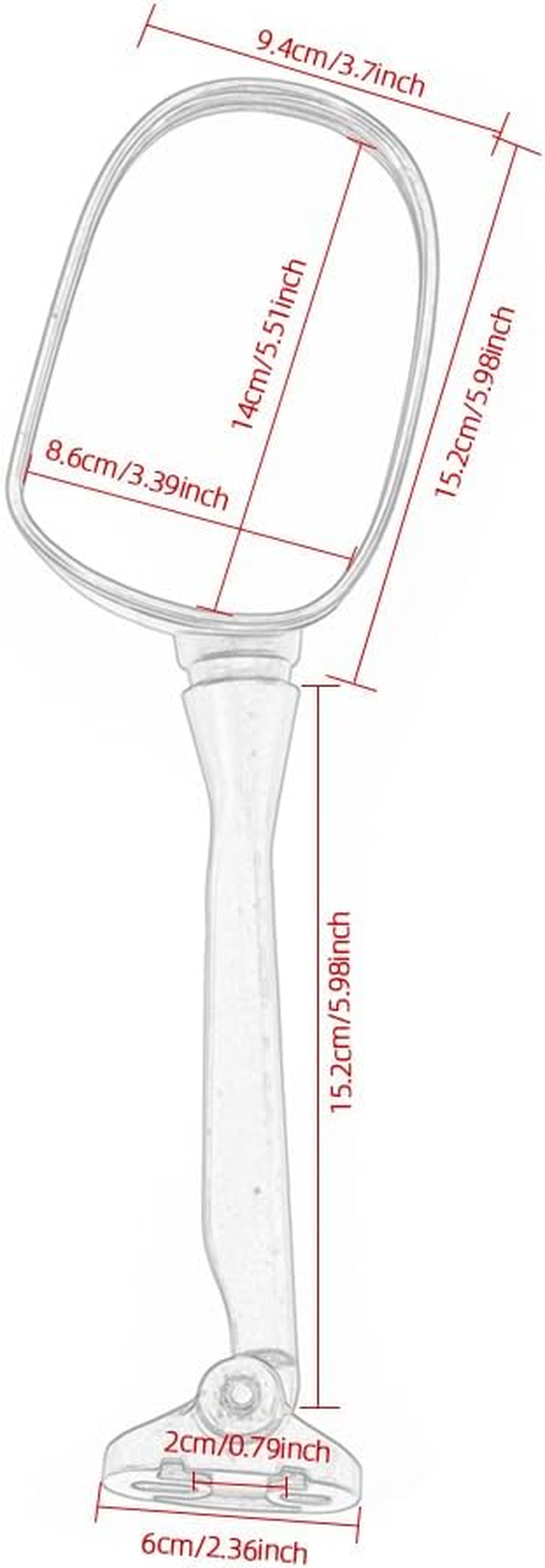 Motorcycle Rear View Mirror Motorcycle Side Mirror Suitable for CBR1000 CBR250 - Black-5515 image number 5