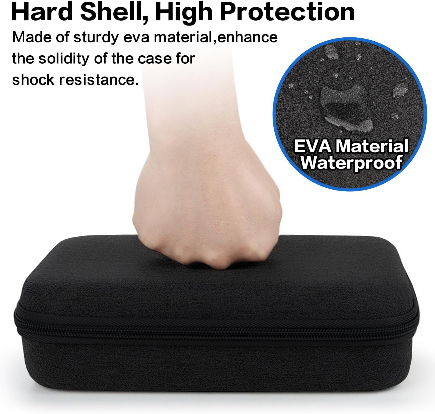 Teskyer Travel Electronic Organiser Case, for Power Adapter Chargers Cables Cords Power Bank Earbuds Hard Drives, Large Capacity, Porable Tech Accessories image number 4