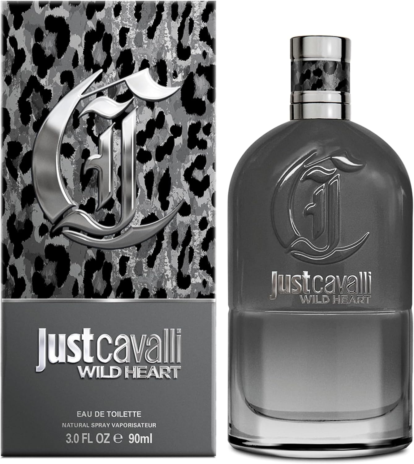 Just Cavalli Wild Heart by Roberto Cavalli for Men - 3 Oz EDT Spray