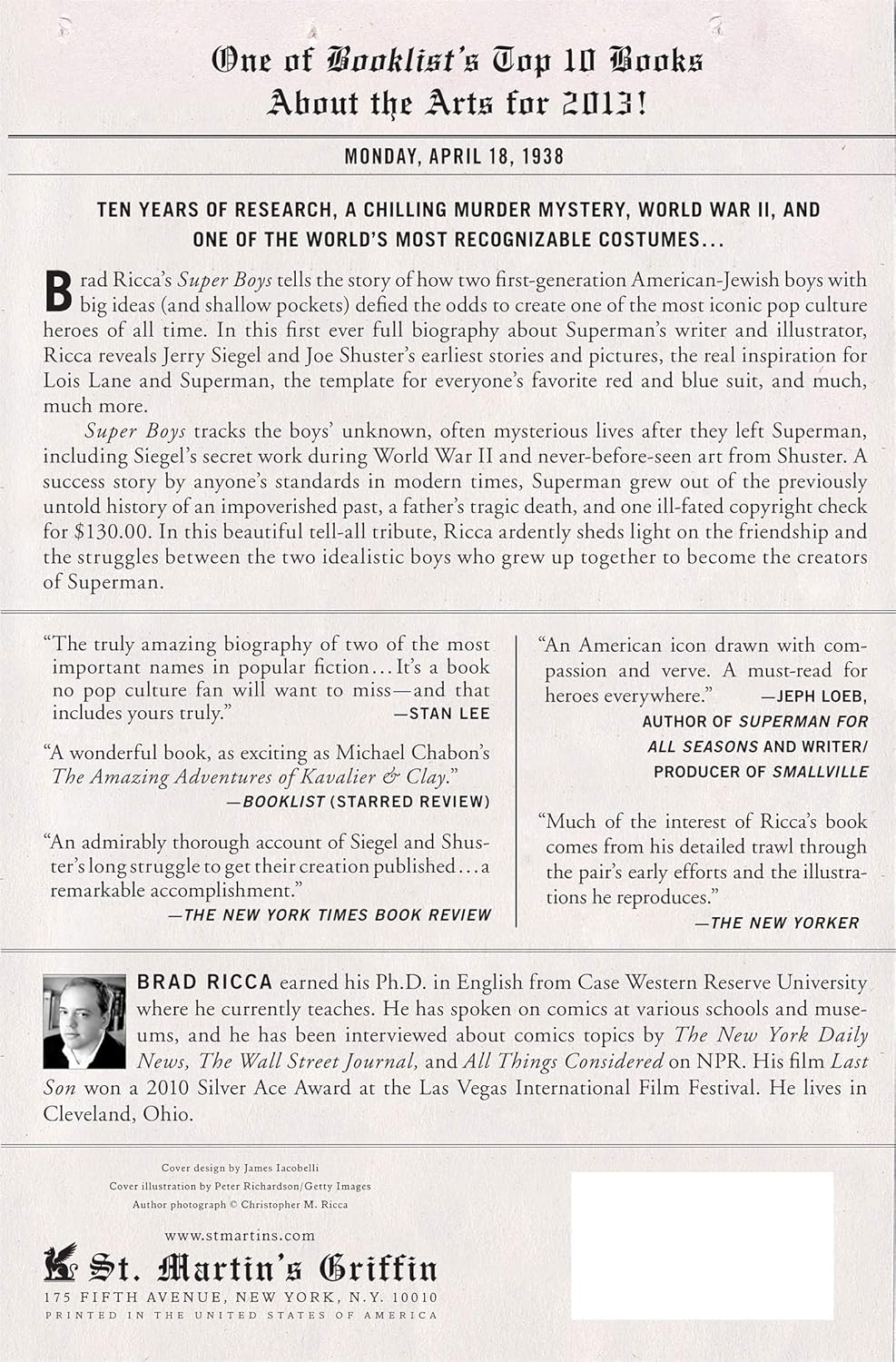 Super Boys: the Amazing Adventures of Jerry Siegel and Joe Shuster--The Creators of Superman image number 2