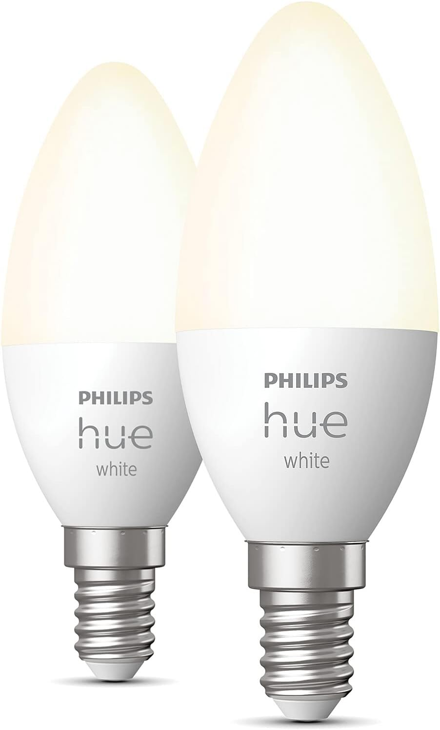 Philips Hue E14 LED Bulb, Warm White (Pack of 2) image number 5