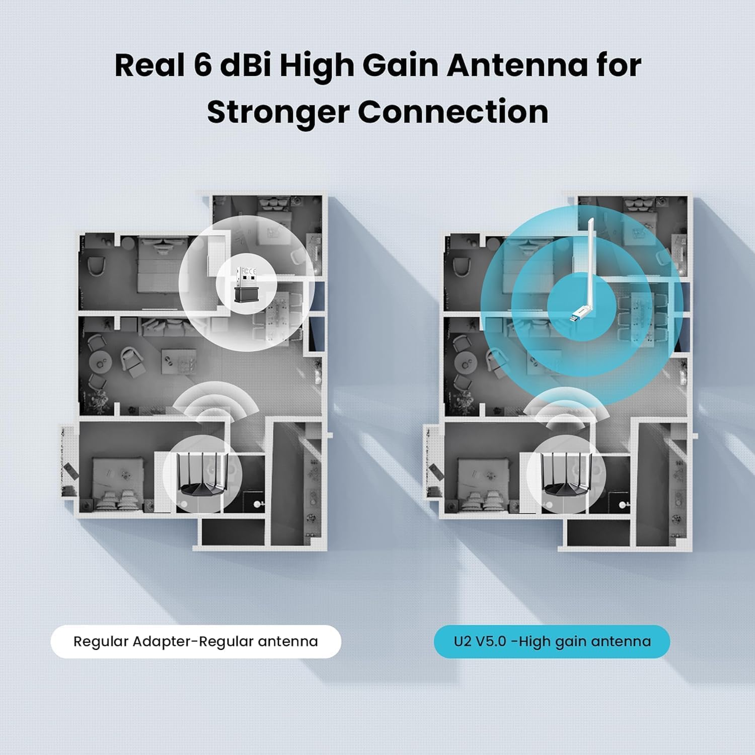 Tenda AX300 USB Wifi Adapter for Pc,2.4Ghz,Wifi 6-Single-Band USB Adapter -286Mbps, Mini USB Wifi 6 Adapter for Desktop.Pc Laptop,Wireless Wifi Adapter for Windows 11/10/7, Wifi Dongle (U2) image number 4