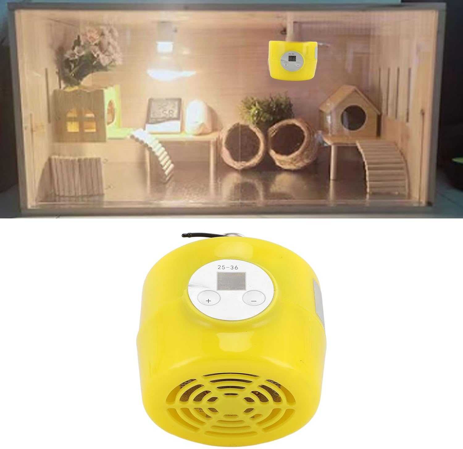 Chicken Coop Heater, Timing Heat Lamp for Chickens, Smart Efficient Heating Function Chicken Brooder Heater, Reptile Heating Lamp for Chicks Duck Dog Cats Poultry Pet image number 3