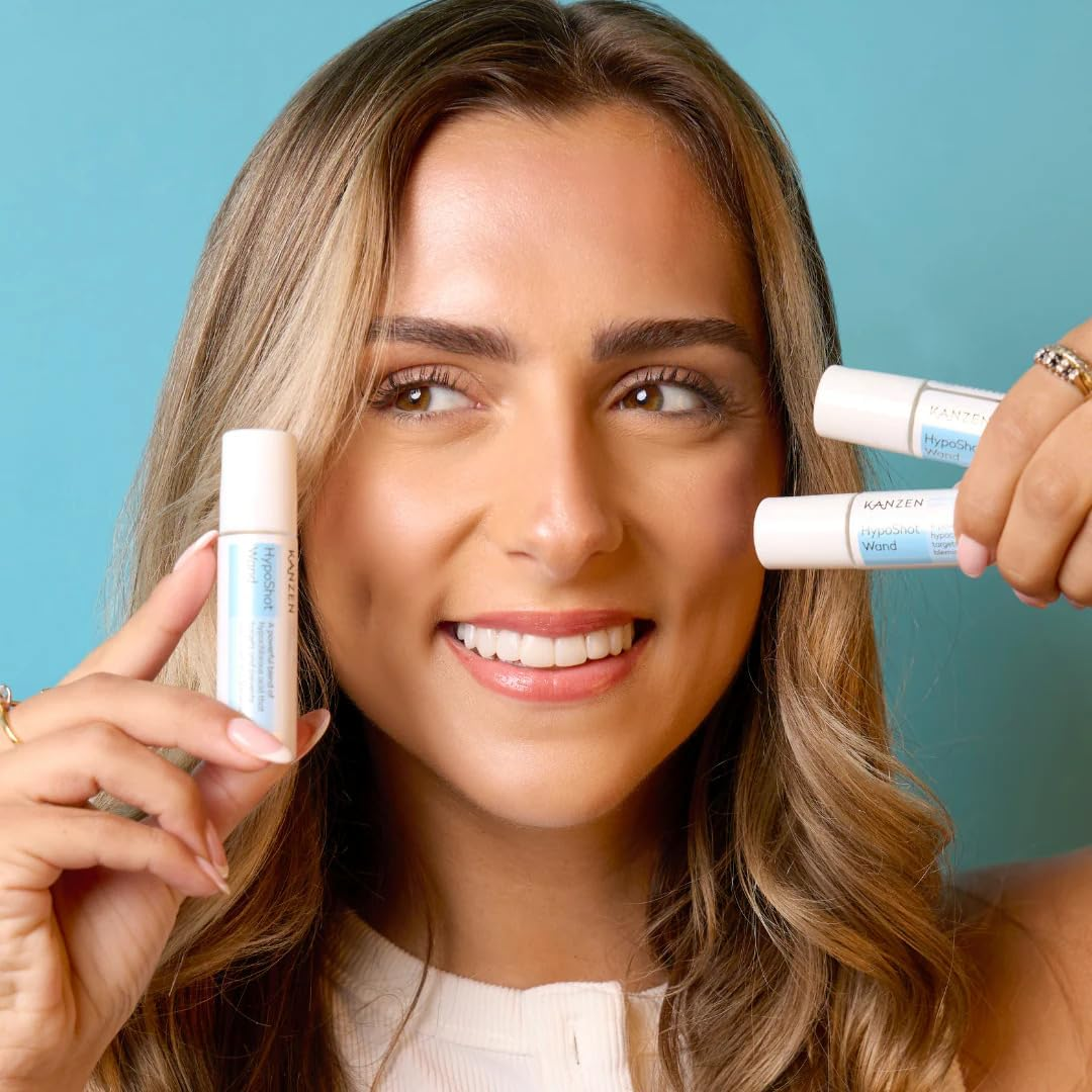 Kanzen Skincare Hyposhot Acne Wand 10Ml &ndash; Precision Acne Treatment with Hypochlorous Acid, Targets Blemishes & Reduces Skin Discomfort image number 4