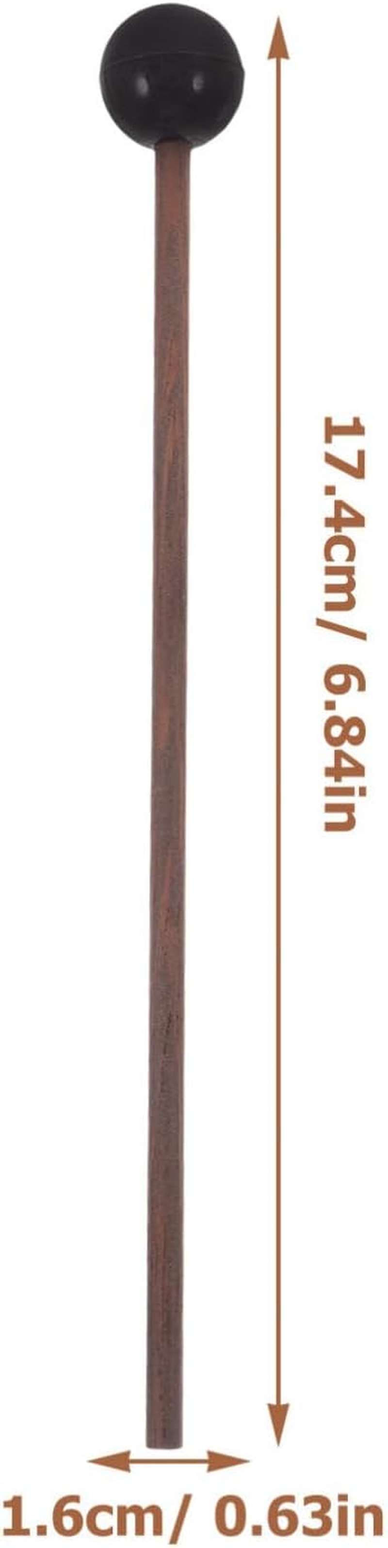 Ifundom Small Steel Tongue Drum Mallets Easy-Grip Drumsticks Rubber Tips for Percussion image number 6