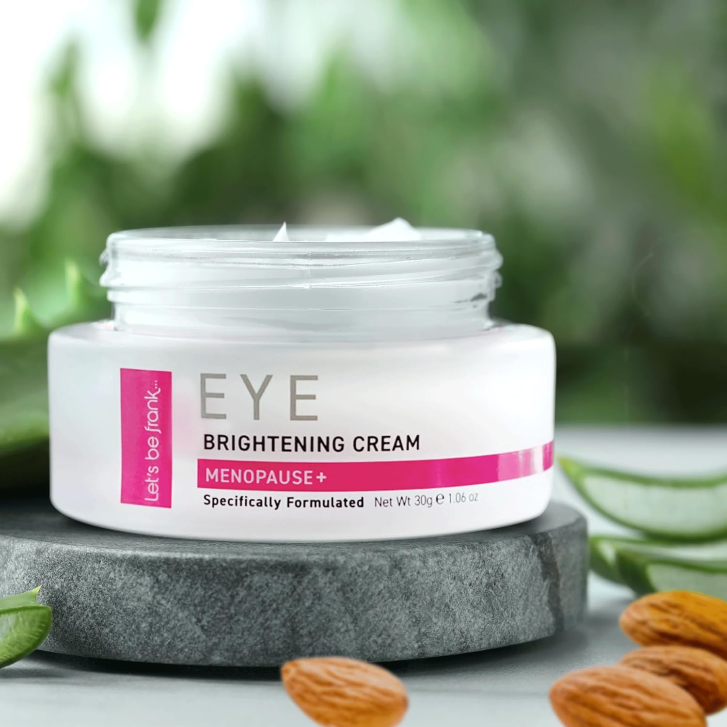 Be Luminous Brightening Eye Cream - Menopause Skincare. for Radiant Eyes, Reduced Wrinkles, Enhanced Firmness and Elasticity, Even Toned Appearance. with Argireline Amplified Peptide, Sweet Almond Oil image number 4