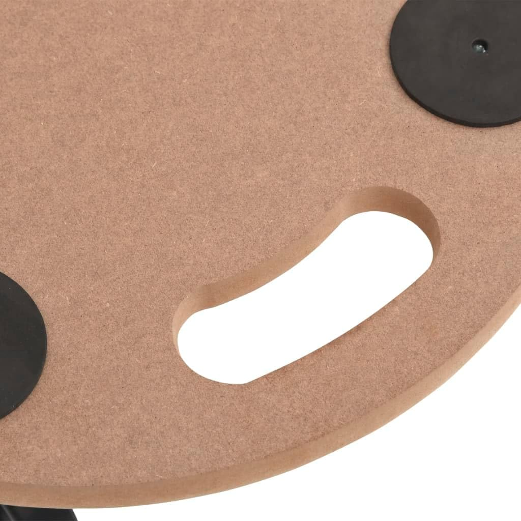 Vidaxl - Pack of 6 Dolly Trolleys; Round, Moisture-Resistant Engineered Wood; with Rotatable Castors and Anti-Slip Pads; 250 Kg Max Load Capacity image number 5