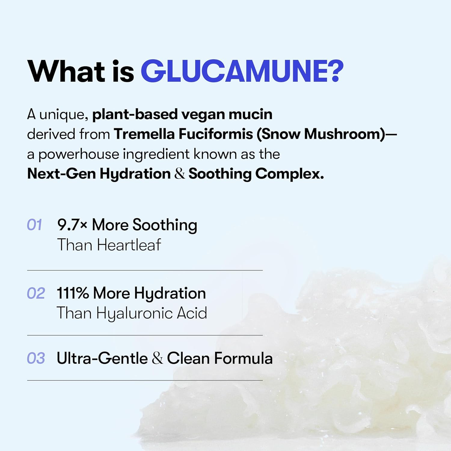 VT COSMETICS Glucamune Mask, Vegan Mucin, Soothing & Calming, for All Skin Types, 10Pcs