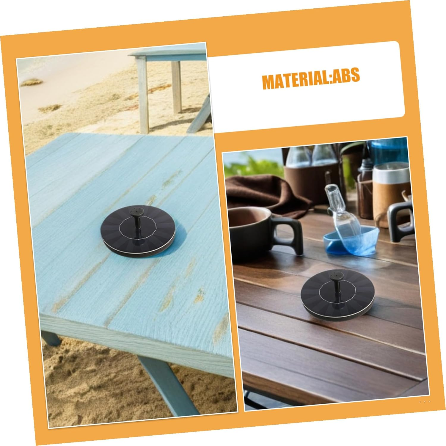 COHEALI Solar Powered Floating Water Fountain Pump for Small Ponds and Bird Baths Automatic Daytime Activation Energy Efficient Outdoor Garden Decor Versatile Floating Solar Fountain image number 6