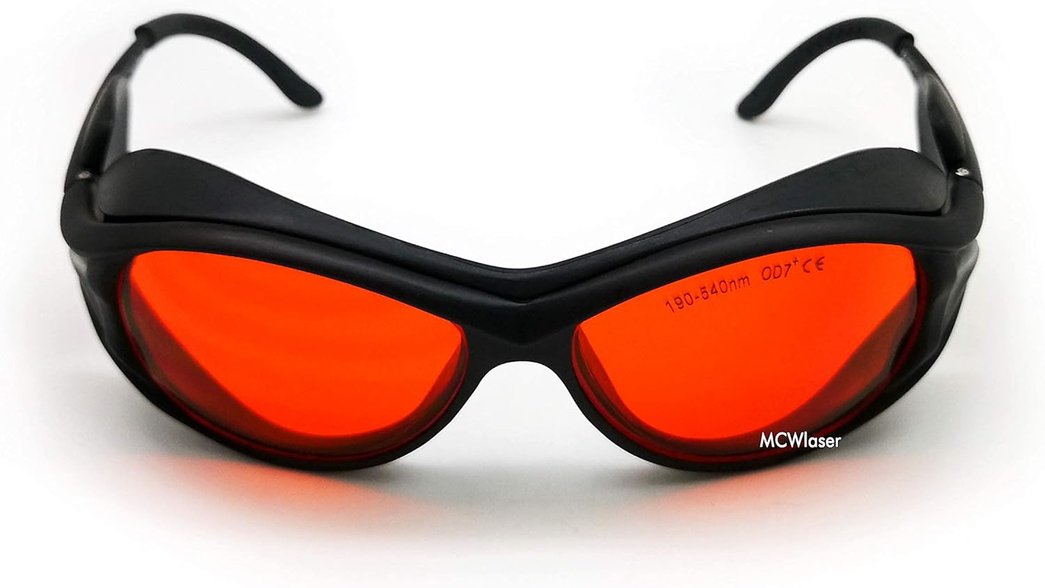 Mcwlaser 190-540Nm Laser Safety Goggle Glasses OD7+ for UV Light Violet Blue Green Laser 405Nm 445Nm 450Nm 473Nm 532Nm Style 2 image number 2