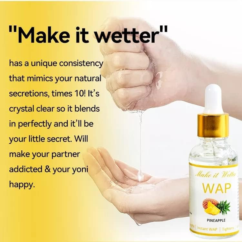 Yoni Slime Wap Bottles 100% Herbal Wap Make Secret Part Wetter and Lubrication Balance Ph 30Ml image number 5