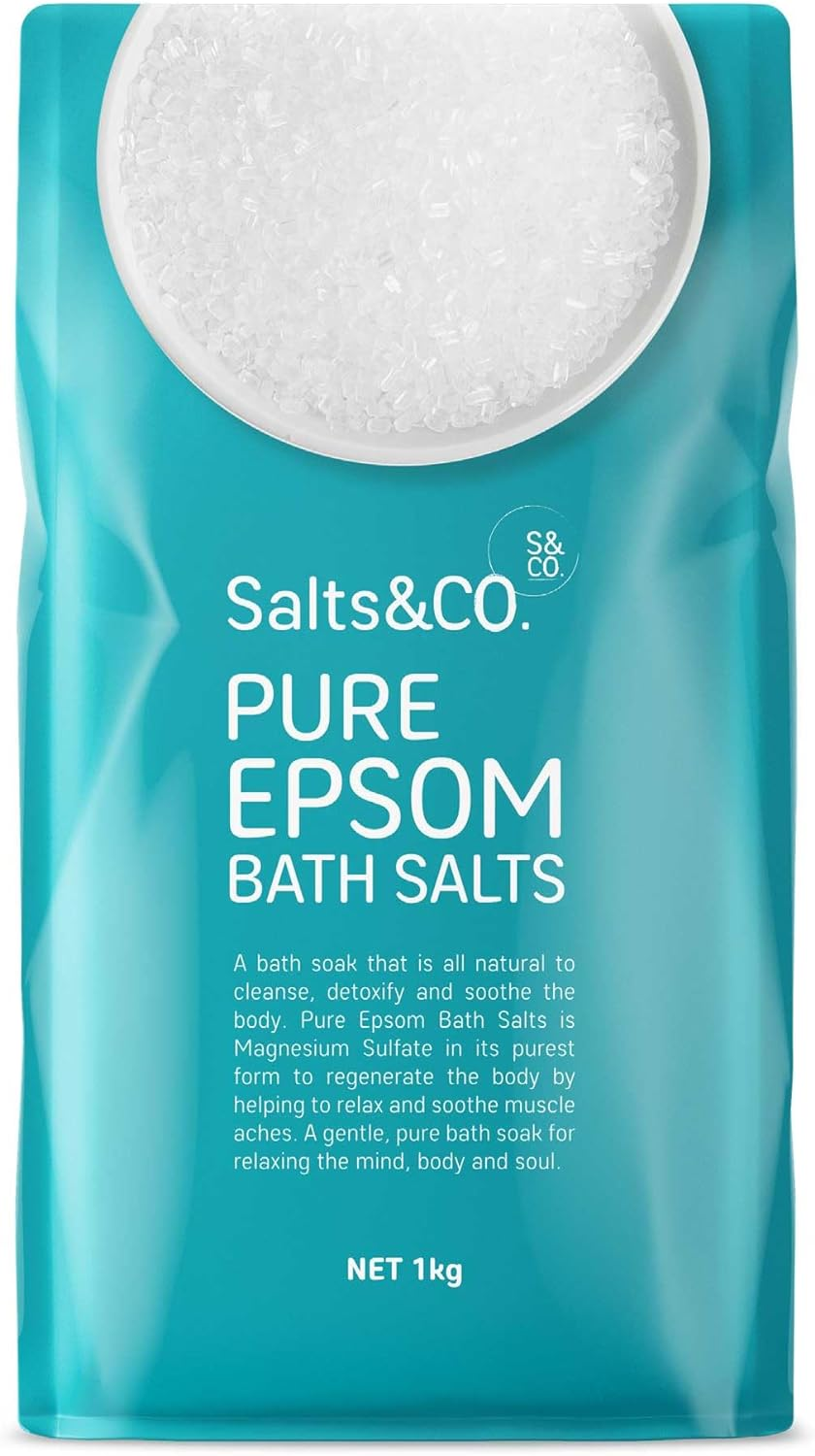 Salts & Co. Pure Epsom Bath Salts 1 Kg (Pack of 2) image number 2