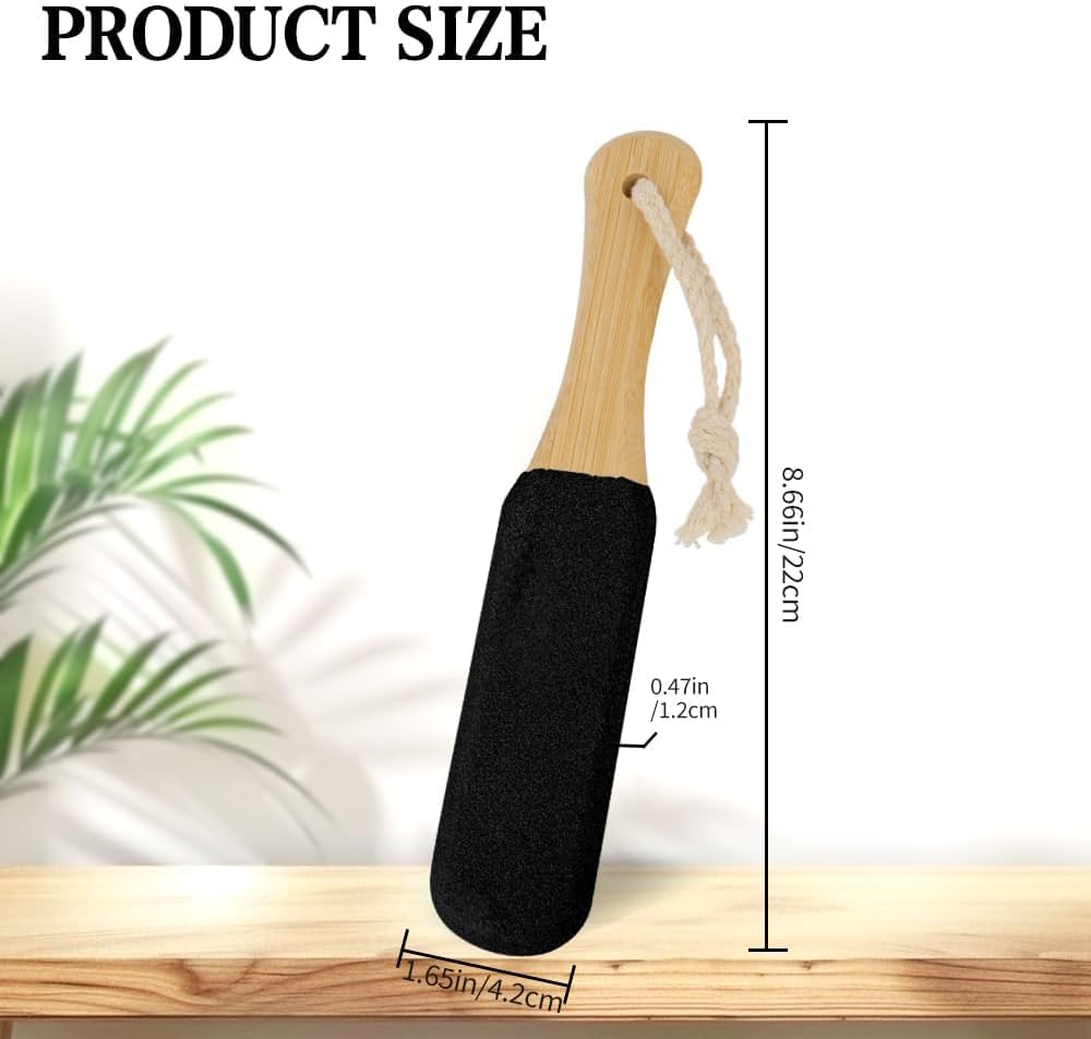 Foot Scrubber for Dead Skin Foot Pumice Stone for Feet Foot Scrubber Callus Remover for Feet Foot File Pedicure Tools Feet Scraper Heel Scraper for Feet Foot Scrub Foot Files Callus Remover Pumice Stone 2Pcs image number 4
