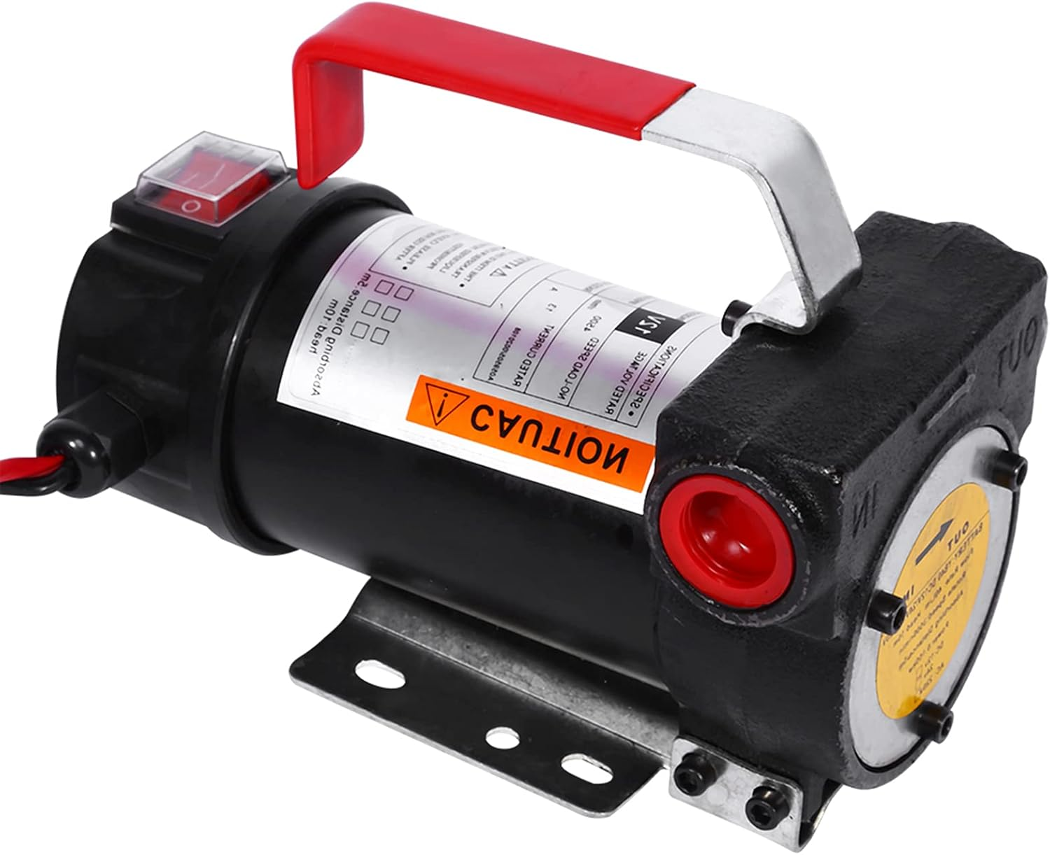 Oil Change Pump, 12V Electric Fluid Extractor Scavenge Suction Oil Transfer Pump Electric Fuel Transfer Pump with Fuel Nozzle for Auto Marine Boat Car Motorbike