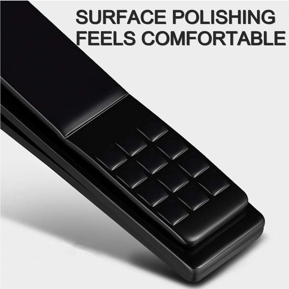 QURIPE 7Pcs Manicure Set, Nail Clippers Kit, Stainless Steel Manicure Kit, Nail Clipping Tools Portable Travel Grooming Kit, the Best Gift with Luxurious Case (Black-7) image number 4