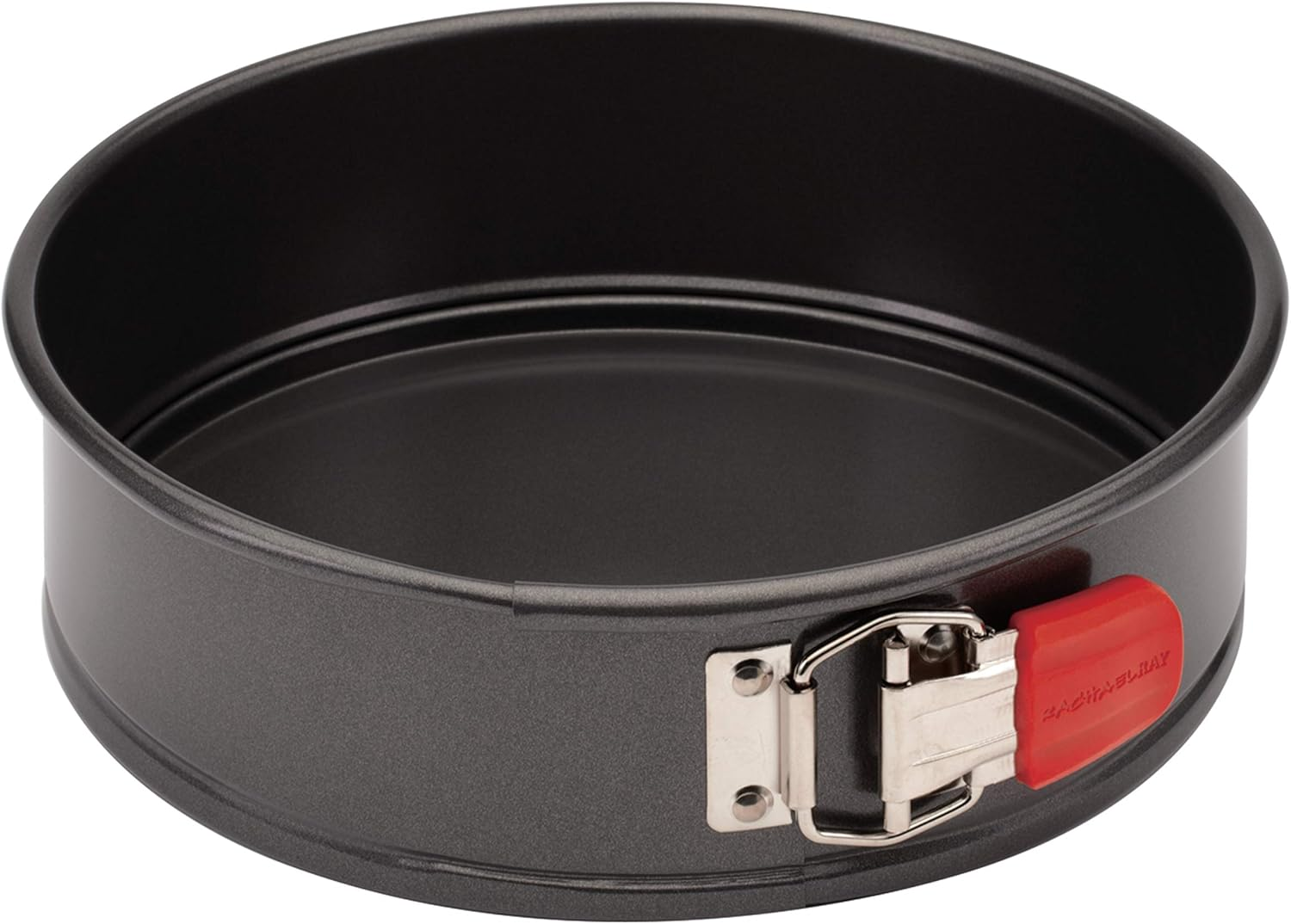 Rachael Ray Oven Lovin' Nonstick Bakeware Springform Cake Pan with Grips - 9 Inch round Cheesecake Pan, Gray image number 2