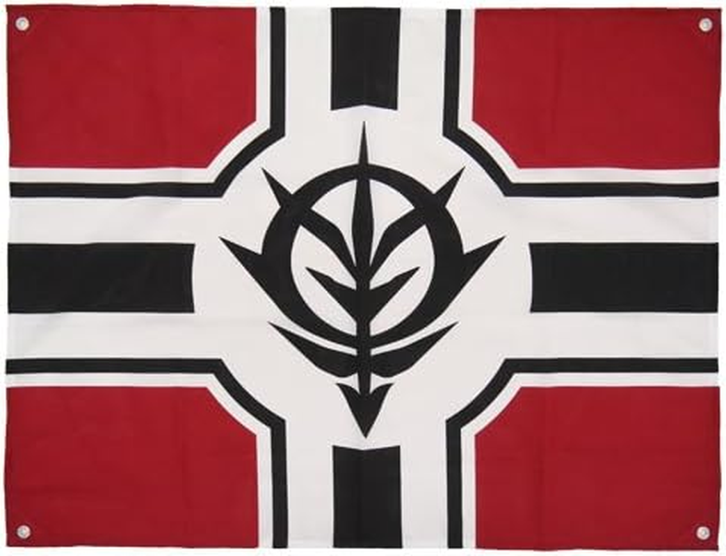 Cospa Mobile Suit Gundam Zeon Military Flag Approx. 35.4 X 25.2 Inches (90 X 64 Cm) image number 2
