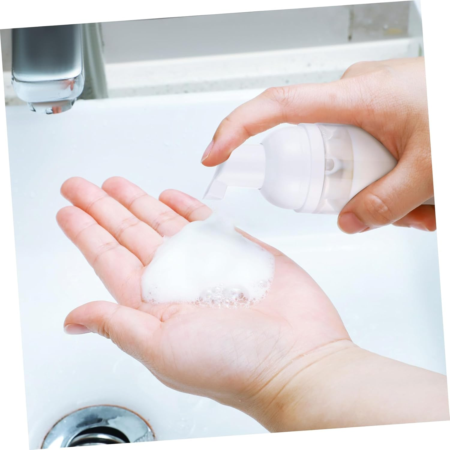 UTHCLO 20Pcs Mousse Bottle Reusable Soap Dispenser Foaming Hand Soap Dispenser Soap Dispenser Bathroom Foam Hand Soap Dispenser Foaming Bottle Foaming Soap Pump Foam Bottles Hand Bottles image number 2