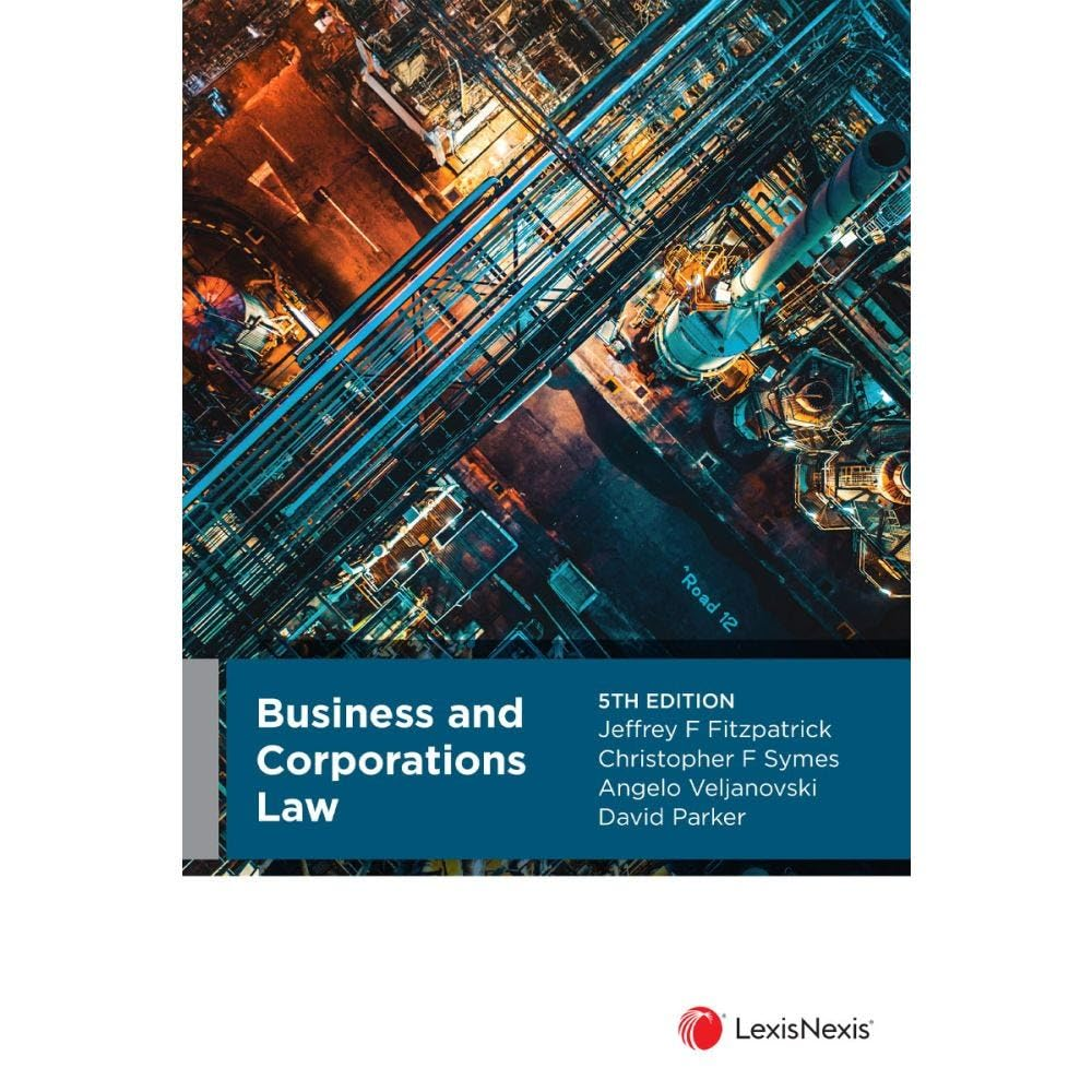 Business and Corporations Law, 5Th Edition
