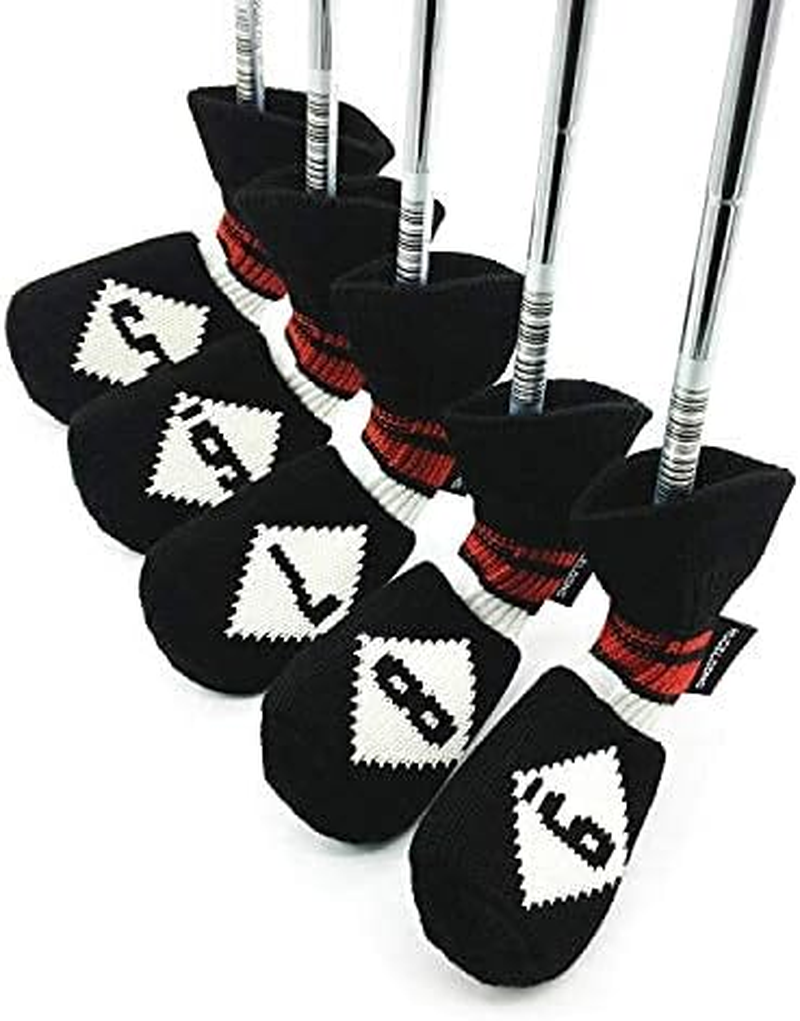 Knit Golf 10 Piece Iron Head Cover Set