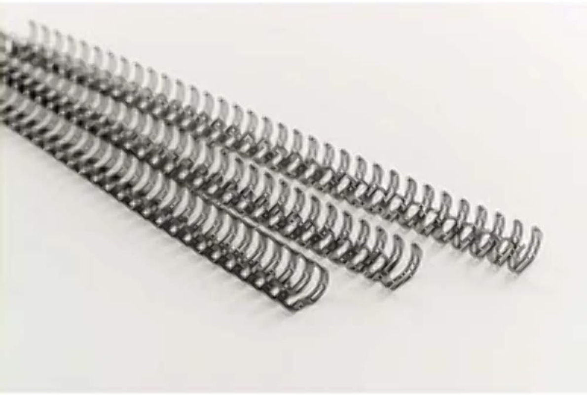 Gbc RG810597 BE34W8S100 Binding Wire, 34 Loop 8MM Silver PK100 image number 2
