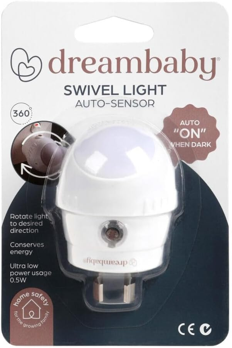 Dreambaby Swivel Auto-Sensor LED Night Light image number 1