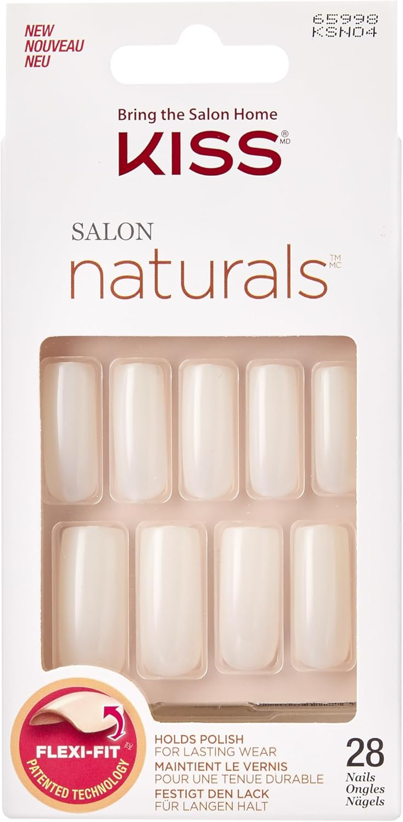Kiss Salon Natural Nail - Go Rouge image number 1