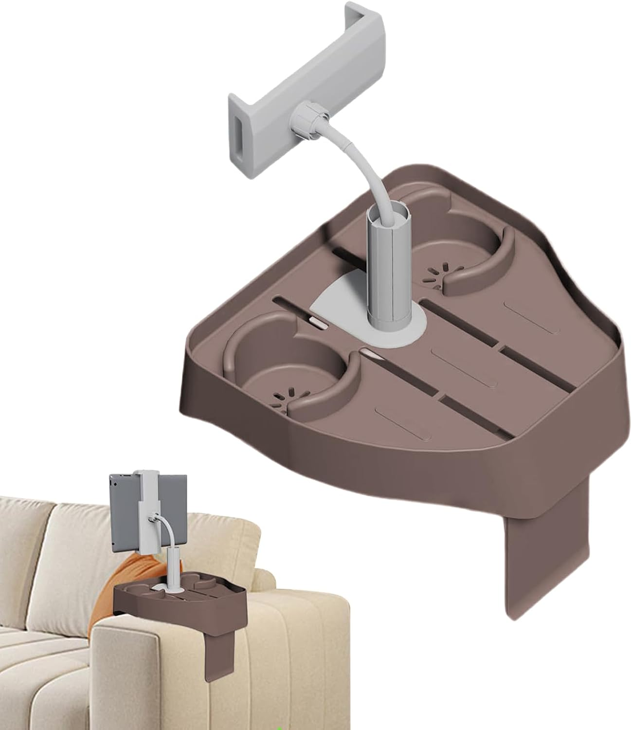 Rrlihjgu Hot Tub Tray Table, Hot Tub Table - Bathroom Table Tray | above Ground Storage Caddy Shelf Adjustable for Wall Thickness image number 3