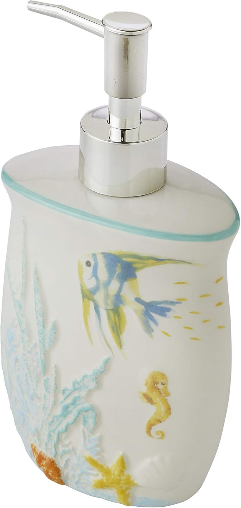 SKL Home by Saturday Knight Ltd. Ocean Watercolor Soap Dispenser image number 1