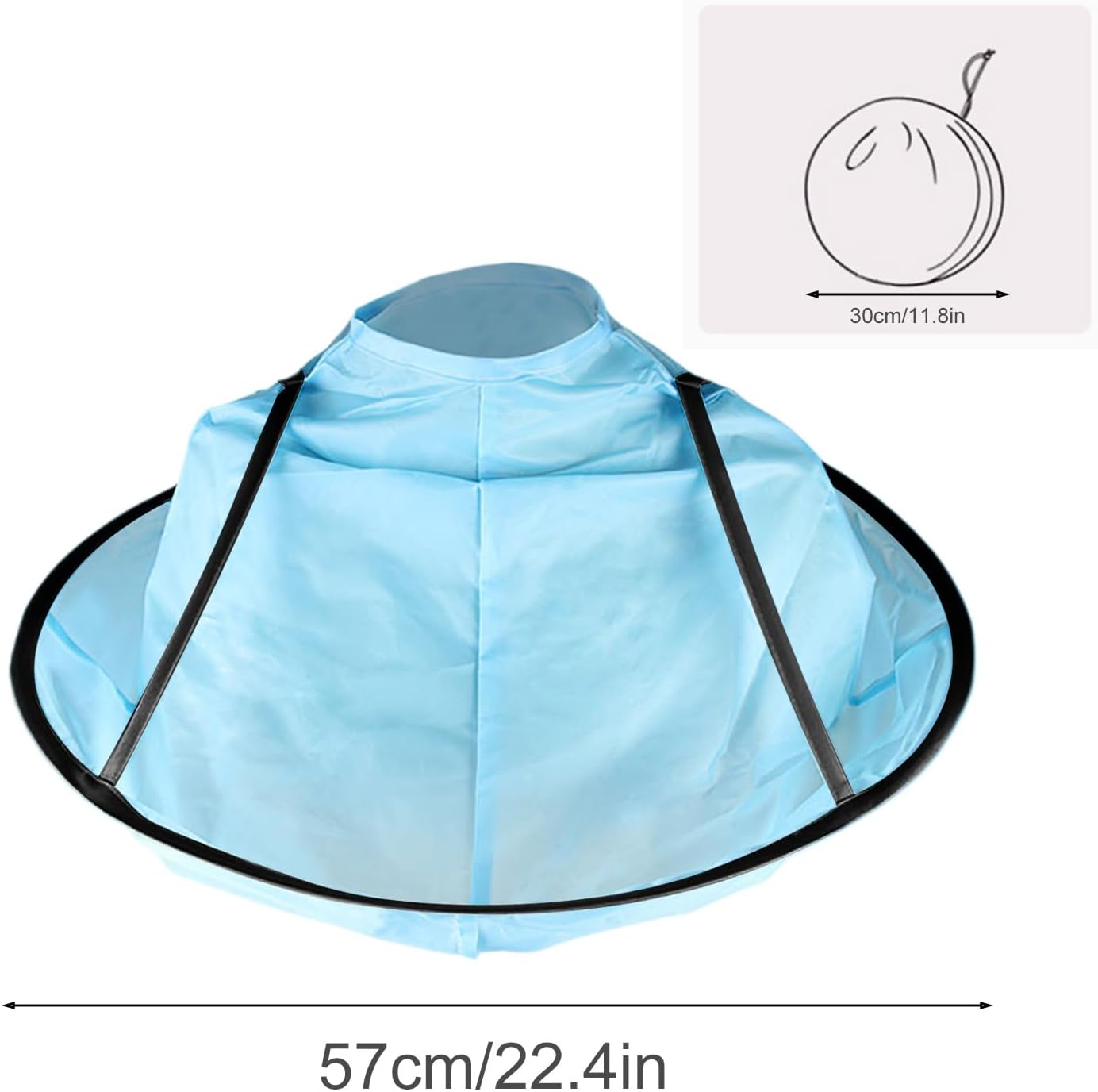 Shurzzesj Kid&rsquo;S Hair Cutting Cape | Adjustable Children'S Hairdressing Umbrella Capes,Foldable Design Haircut Cape Umbrella for Kids and Toddler image number 3