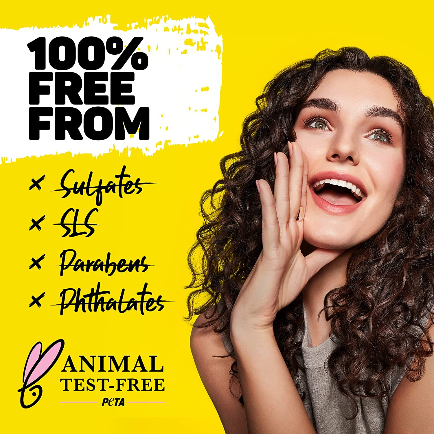 (Shampoo + Conditioner) - Marc Anthony Grow Long Biotin Shampoo and Conditioner Gift Set, Vitamin E and Caffeine, Sulphate Free, Colour Safe Curly Hair & Dorm Room Essential for Women, Basic, 497Ml image number 2